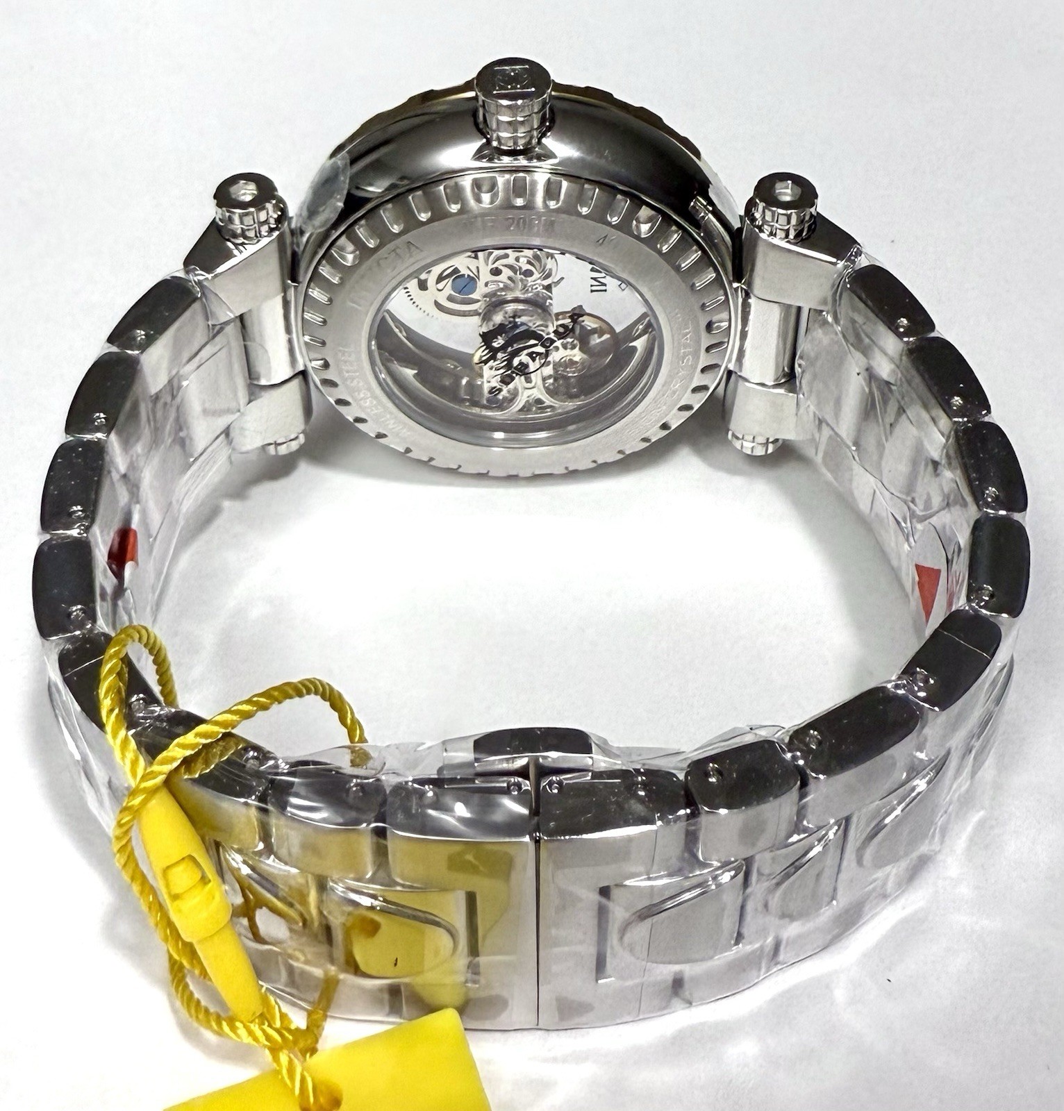47mm Auto GHOST| Goldtone Bezel | Silvertn Bracelet Subaqua Noma I Invicta Watch
