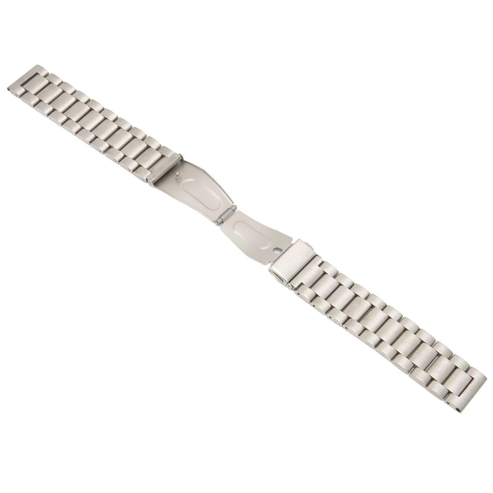 Smartwatch Band 20mm Double Buckle Wrist Strap Matel With Watch Pin For