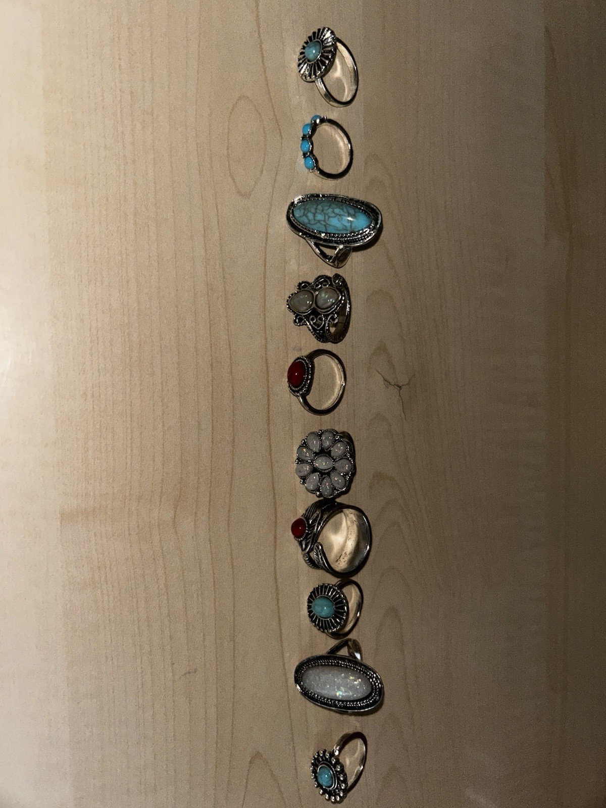 Women’s Various Sizes Pendant Necklaces and Rings