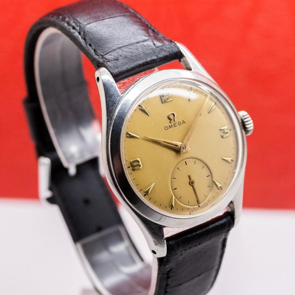 1952’s OMEGA Jumbo 2503-21 Cal. 266 Stainless Steel Manual Wind Men’s Watch 36mm