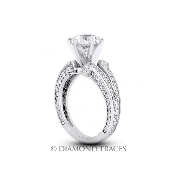 2.05ct G-I1 Ideal Round AGI Genuine Diamonds 18k Gold Vintage Accents Ring 6.9mm