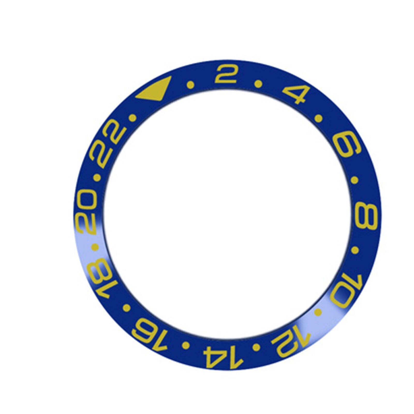 Ceramic/Aluminum Bezel Insert Watch Ring Accessories for 40mm GMT Watch Case