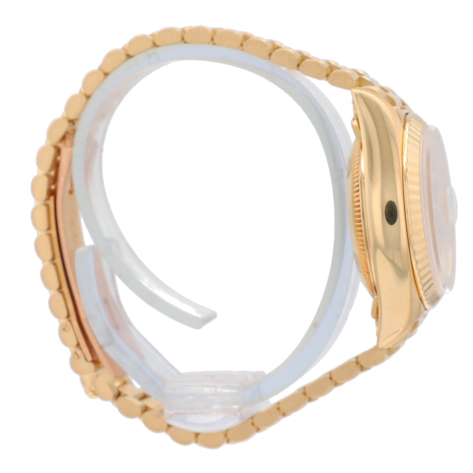 Rolex Ladies Datejust 69178 18KY Solid Gold White MOP Diamond President Watch
