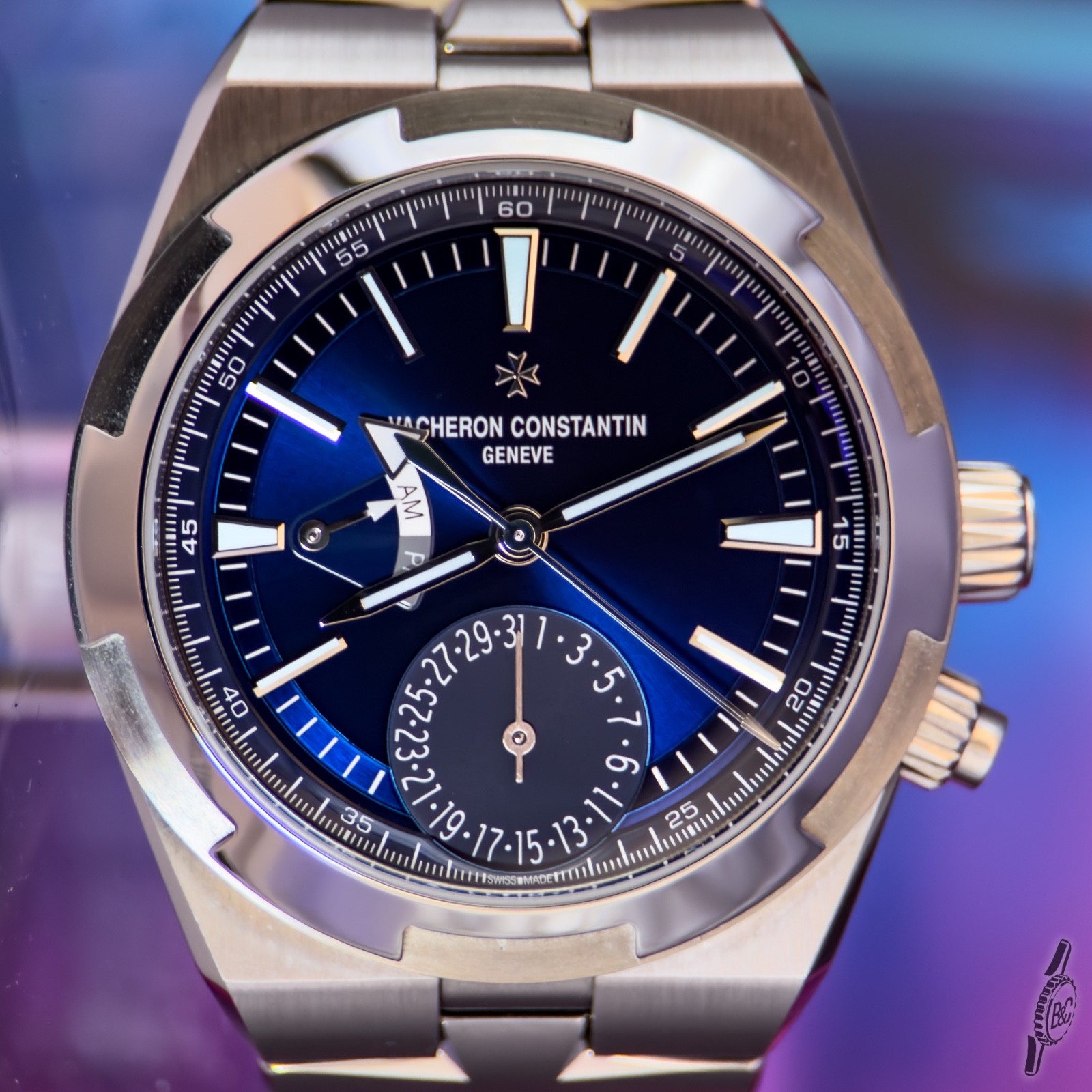 | IN STOCK | 2025 Vacheron Constantin Overseas Blue Watch – 4500V/110A-B128