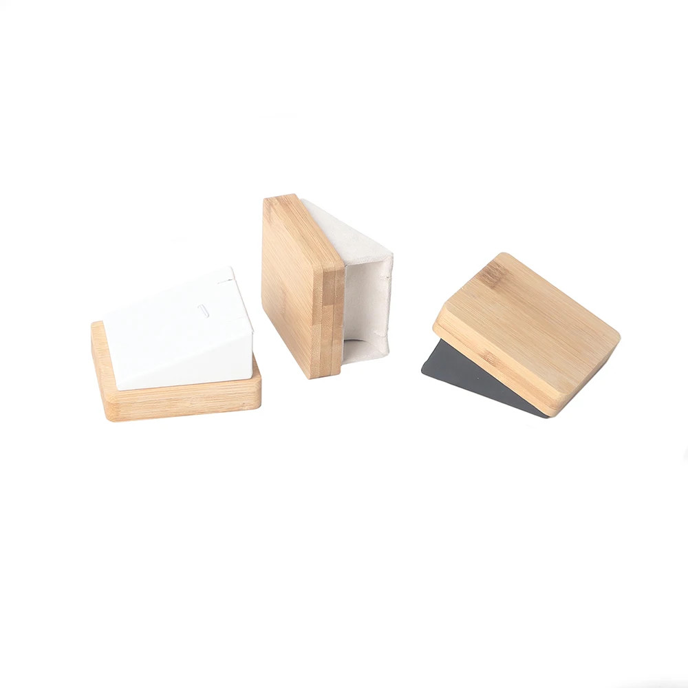 Bamboo Necklace Holder Jewelry Display Stand Pendant Storage Showcase Organizer