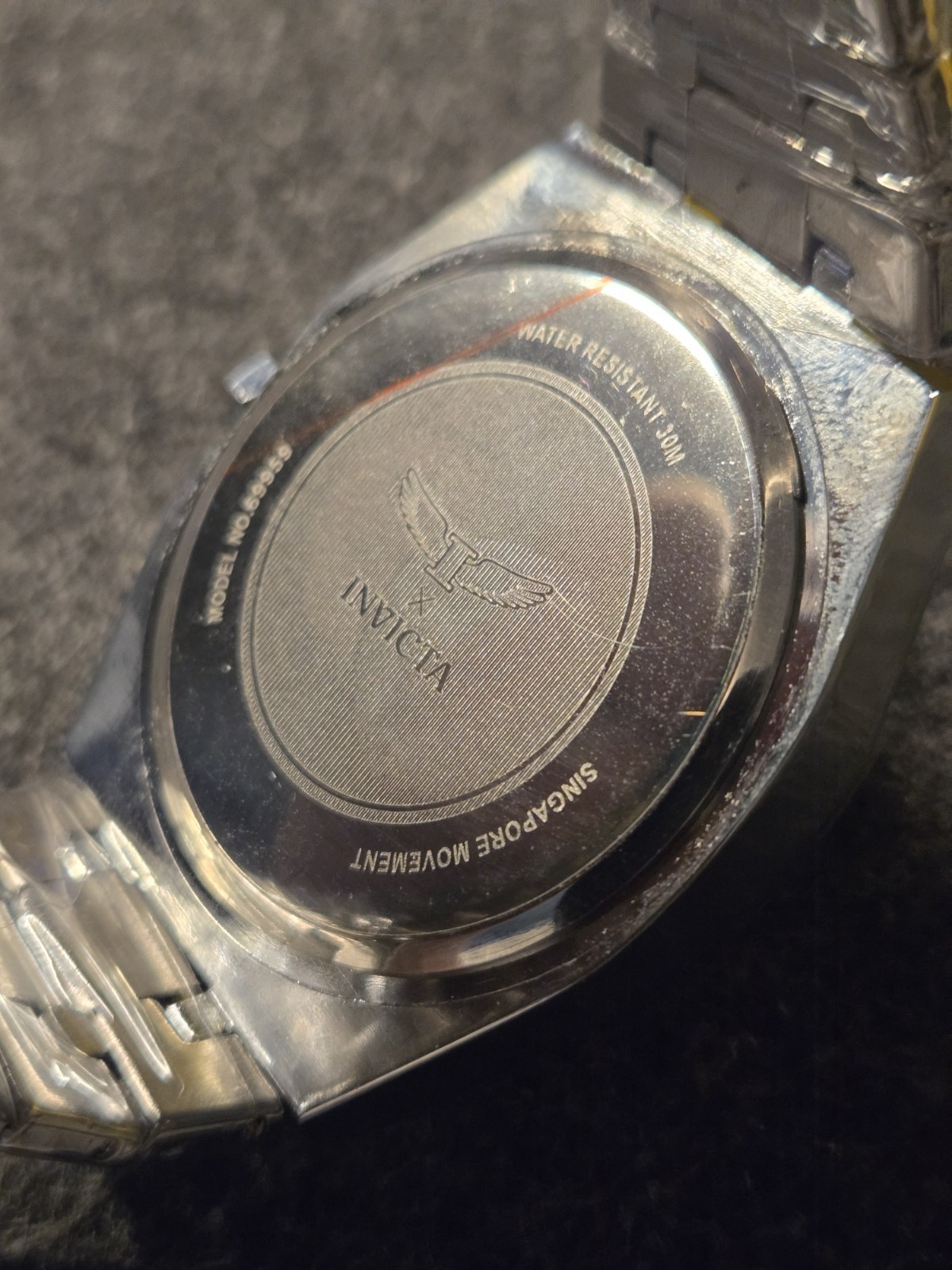 New – Specialty I by Invicta Men’s Quartz Watch – Silver, Black – (69959)