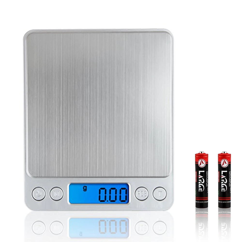 Digital Weight Scale Kitchen Jewelry Gold Grain Food MiniSize Gram 2000g/0.1g zz