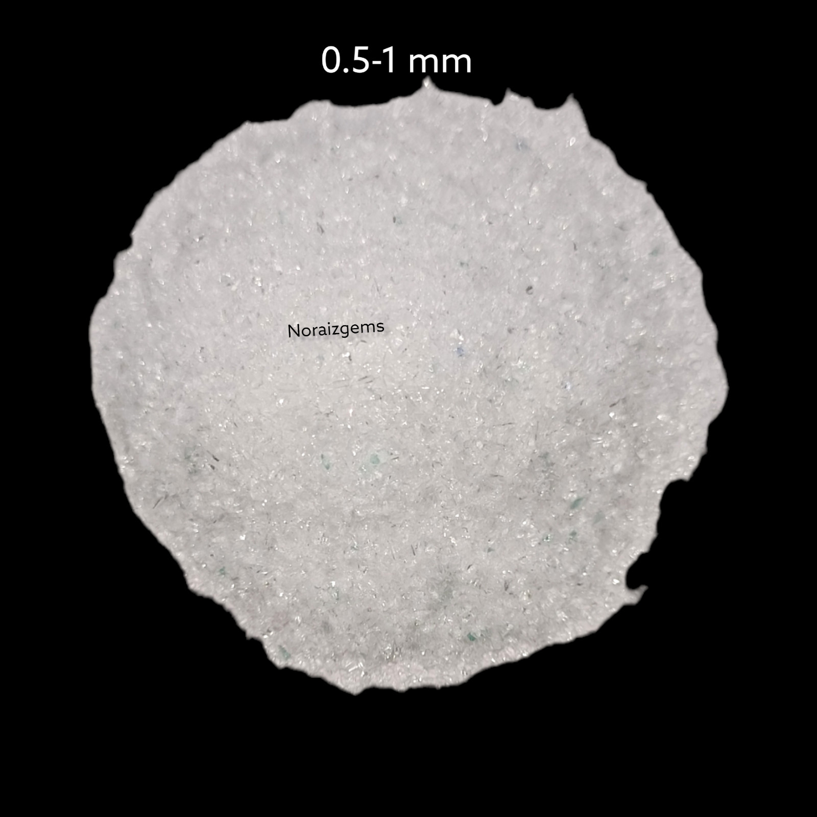 Crushed Crystal Hydro Quartz Gemstone Coarse For Woodworking, Ring Inlay, Resin