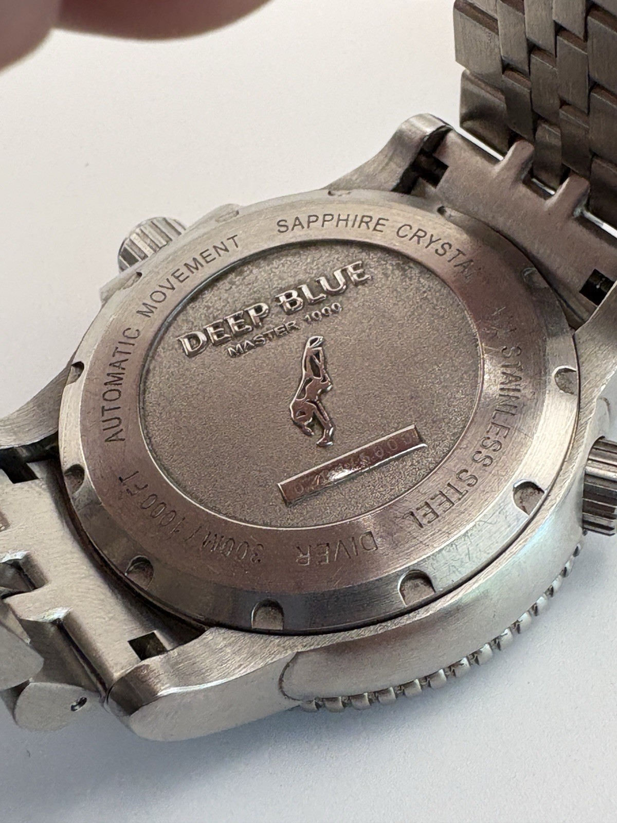 Deep Blue Precision, Men’s Diver Master 1000 Automatic Diver 44mm, 1000ft/300 m