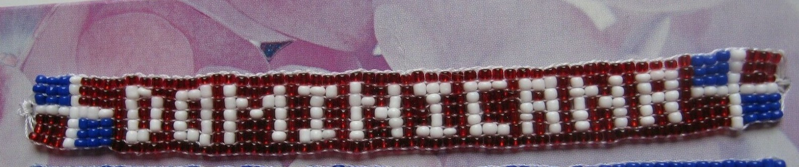 Handmade Bracelet Country Beads Personalized Custom USA GUATEMALA MEXICO BRASIL
