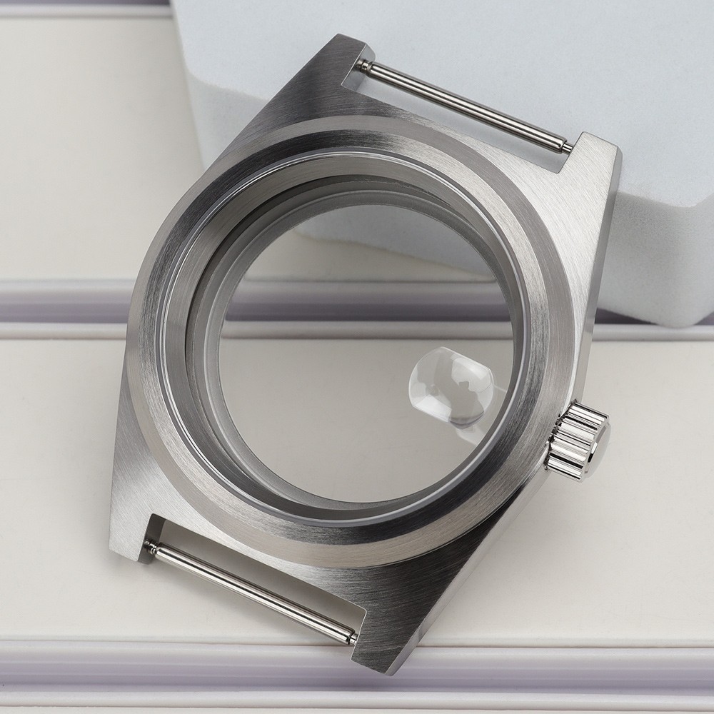 38.1mm Watch Case Calendar Window Sapphire Crystal For Seiko NH34 NH35 NH36 NH38