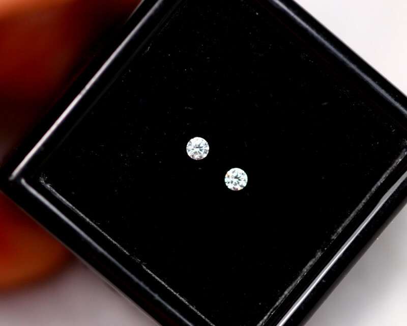 0.05 CT G-H /SI COLOR NATURAL LOOSE DIAMOND 2 PIECE ROUND SHAPE 2.35 MM 0.10 TCW