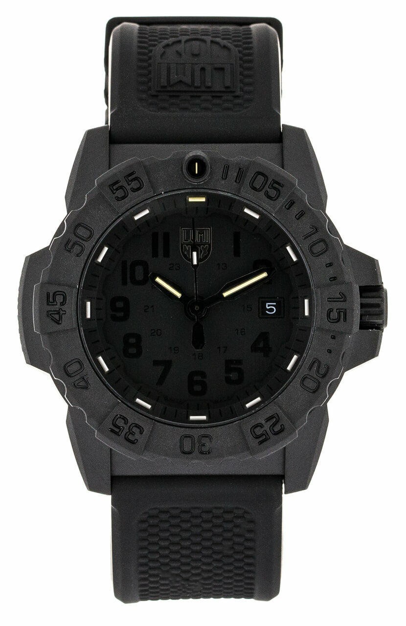 Luminox Navy Seal 3500 Series Quartz 45mm Black Rubber Men’s Watch XS.3501.BO
