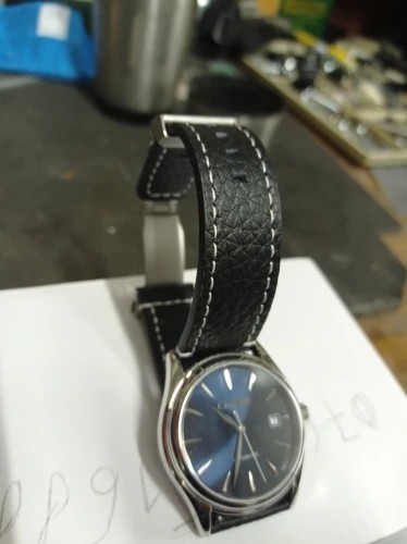 Genuine Leather Watch Band Strap Unisex Deployment Clasp 18/20/22/24mm