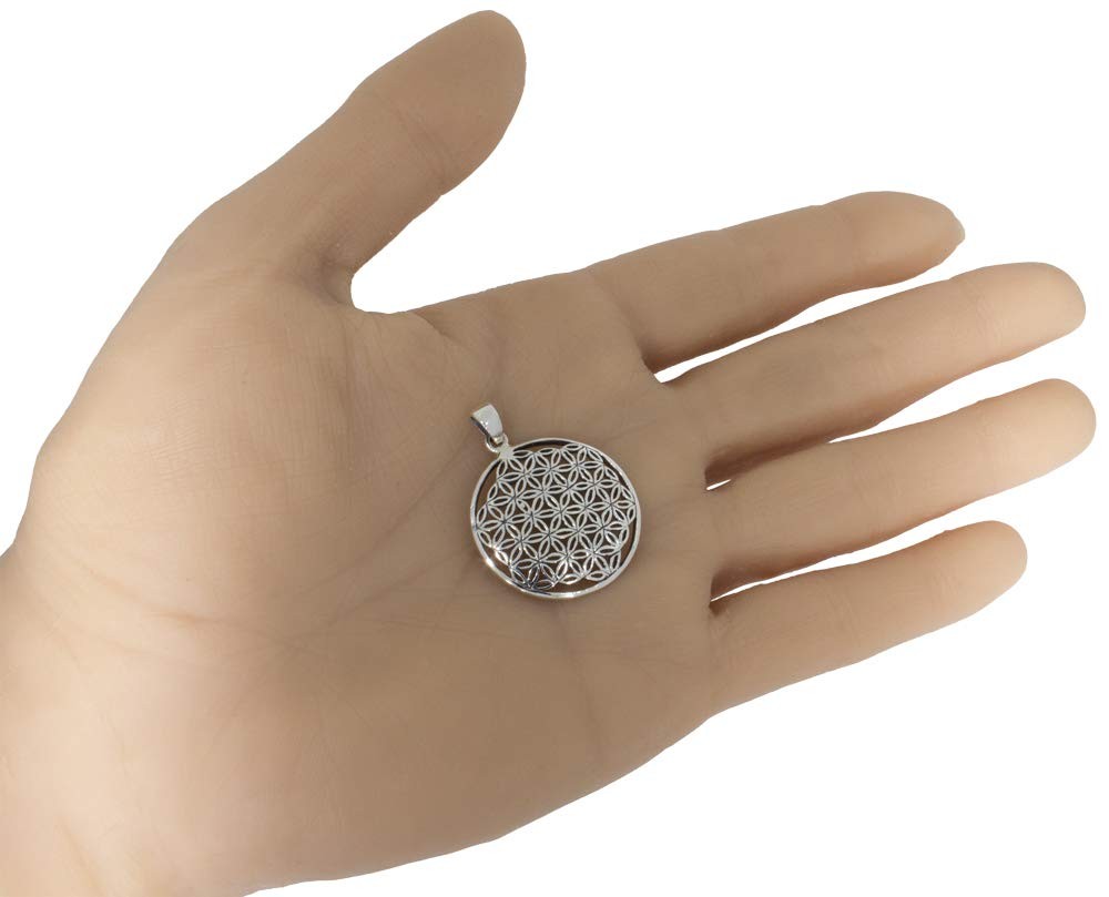 Flower of Life Pendant 925 Sterling Silver AS147