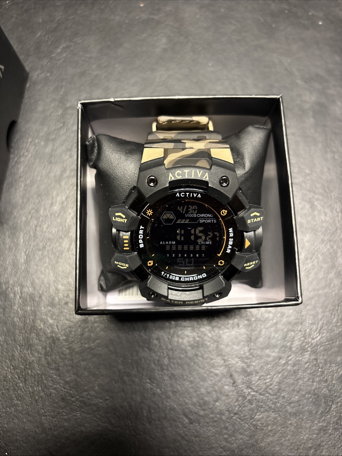 Activa Armour X Invicta Men’s 50mm Camouflage Khaki Digital Watch ACW8050MC-001