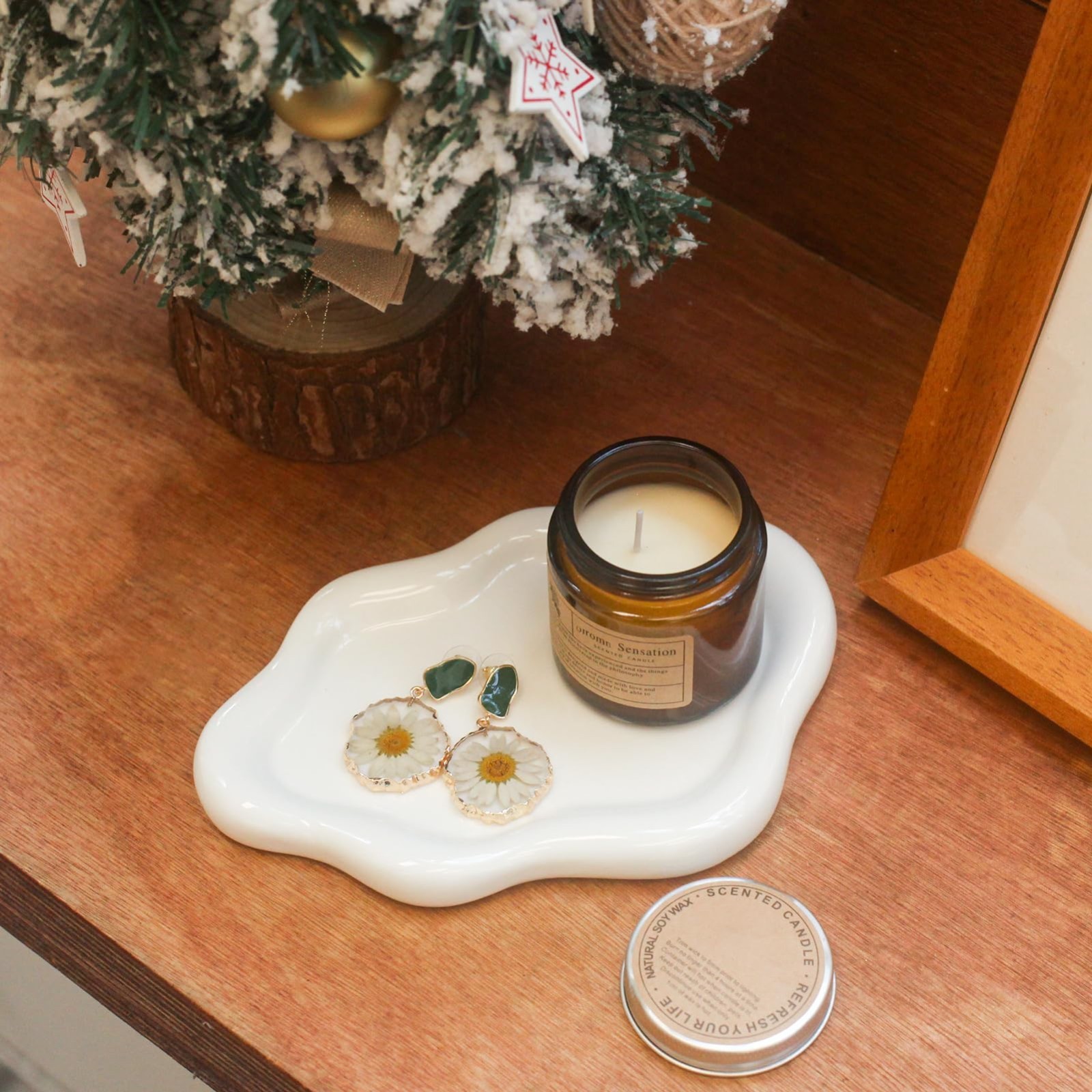 Decorative Cloud Jewelry Tray – Ceramic Trinket Dish, Ring Holder & Key Bowl, Ae