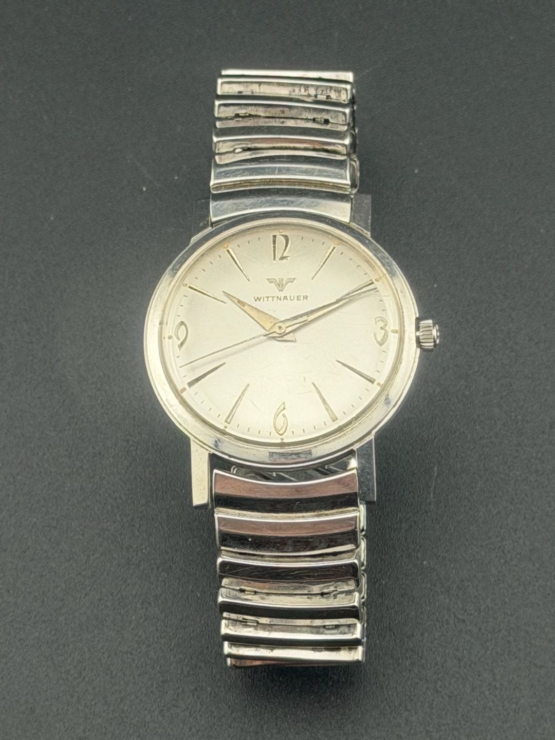 Vintage Wittnauer 1200 Men’s Mechanical Watch JB Champion Expansion Band 33.5mm