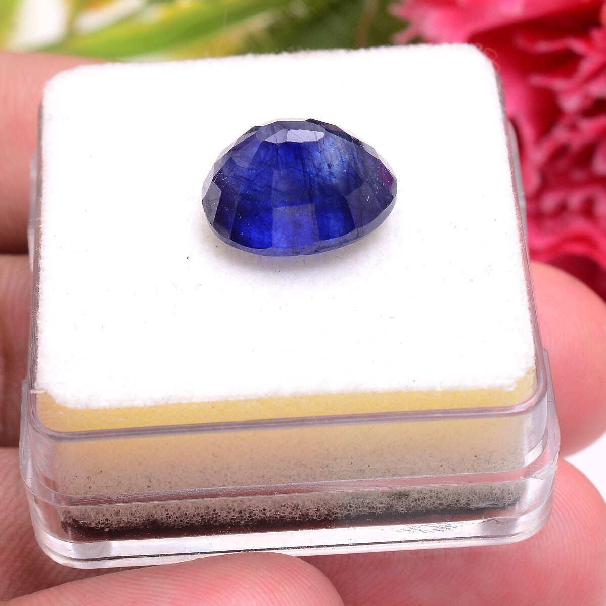 11.80 Cts Natural Blue Sapphire 13.55*10.50mm Oval Cut Stunning Loose Gemstone