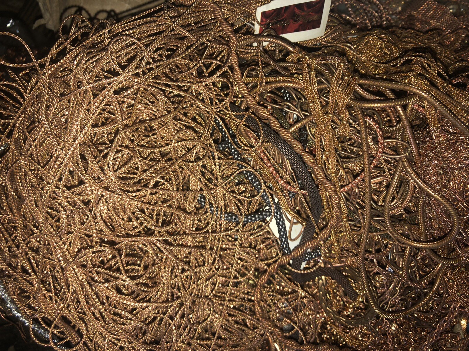 15oz Of Copper ￼ Coated Steel Chain Snake Soldering Required￼￼