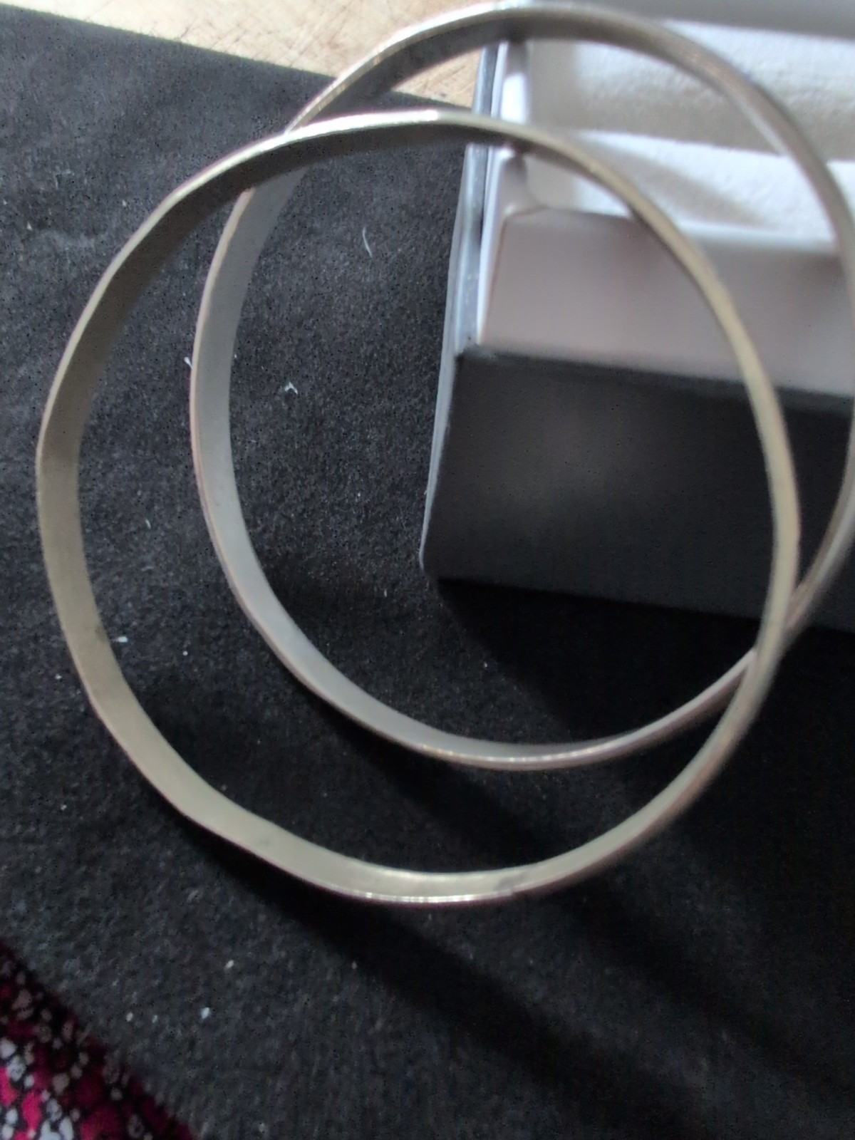 Starling 925 2 Matching Custom Designer Made Bangle Bracelets Great Vintage 29G