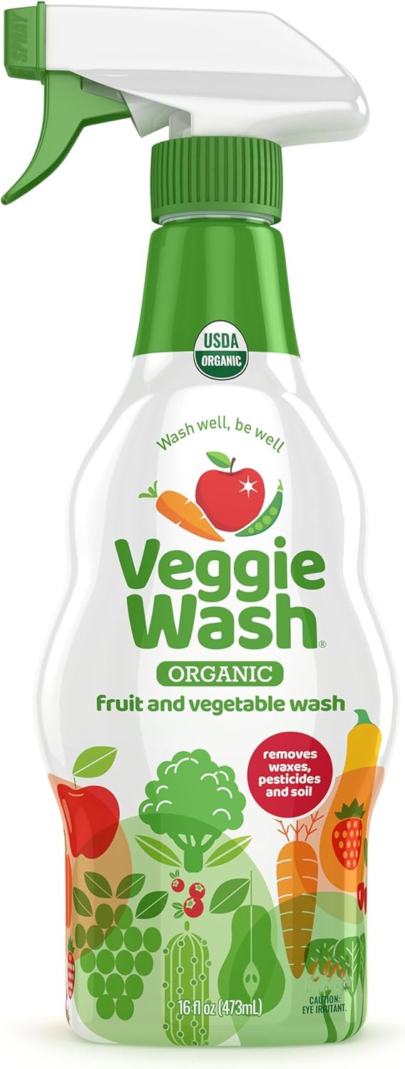 Veggie Wash Organic Fruit and Vegetable Wash, 16-oz 16 Fl Oz (Pack of 1)