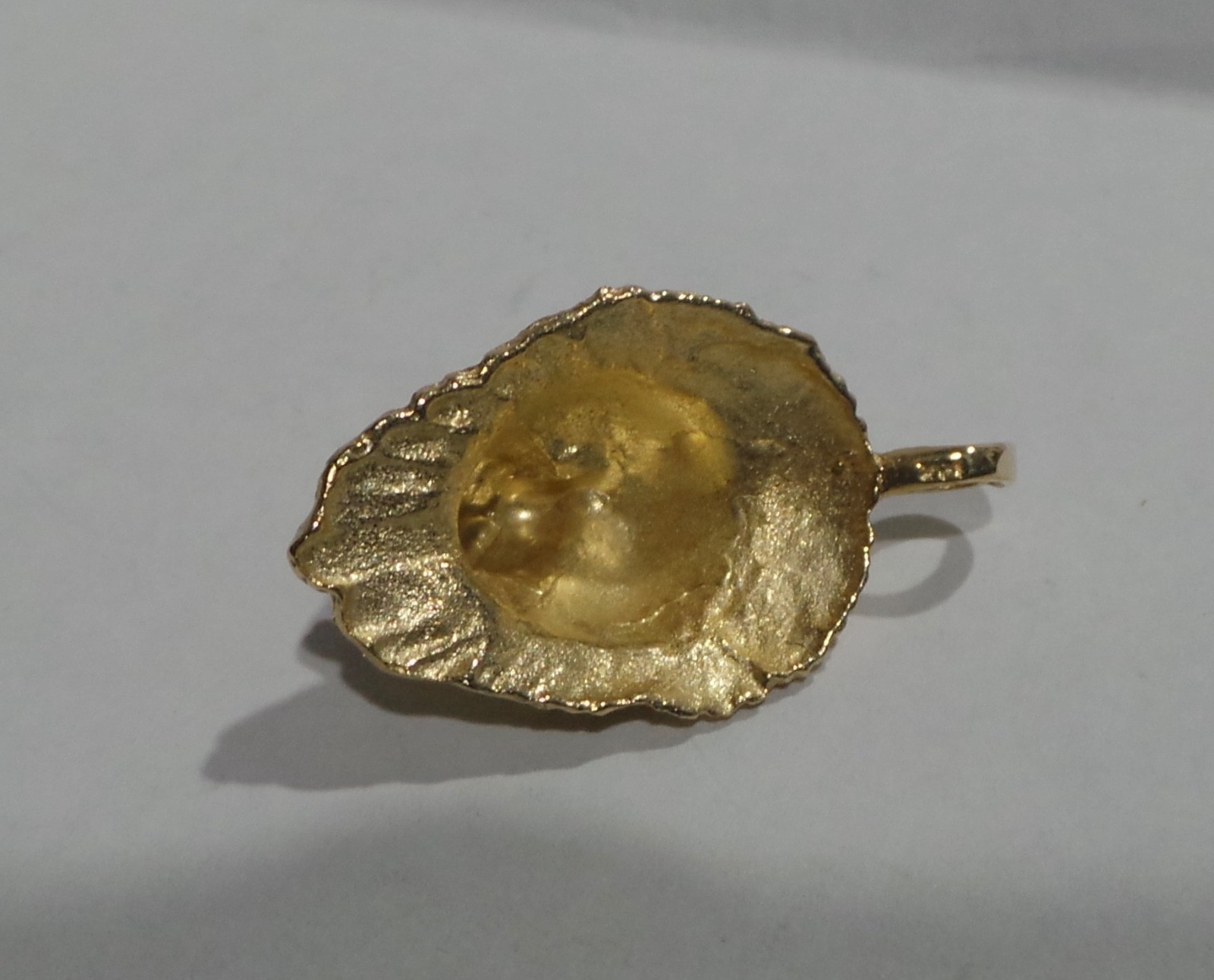 14k Yellow Gold Diamond Cut Lion Head Pendant Charm 7.83g