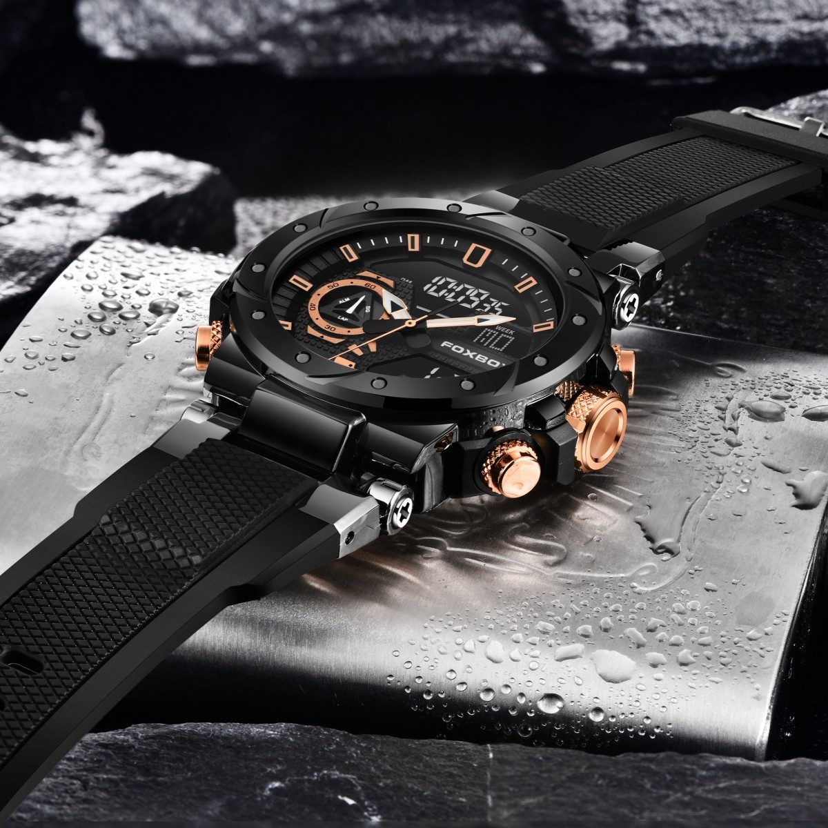 2025 Men Watch Big Dial Quartz Date Luminous Waterproof Man Daily Wrist Watches
