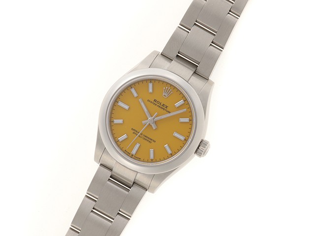 ROLEX 277200 Oyster Perpetual 31Watches Yellow dial Stainless Steel Women【…