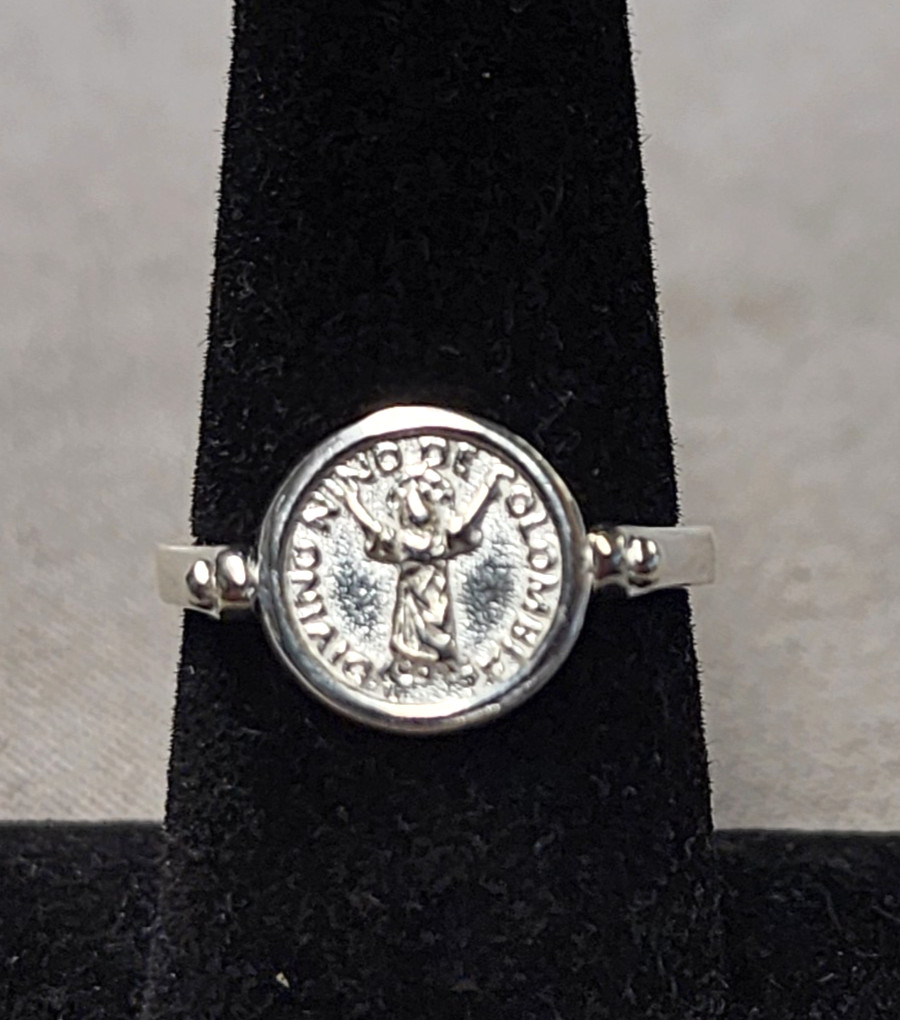 Sterling Silver 3.0g Flip Ring sz 7