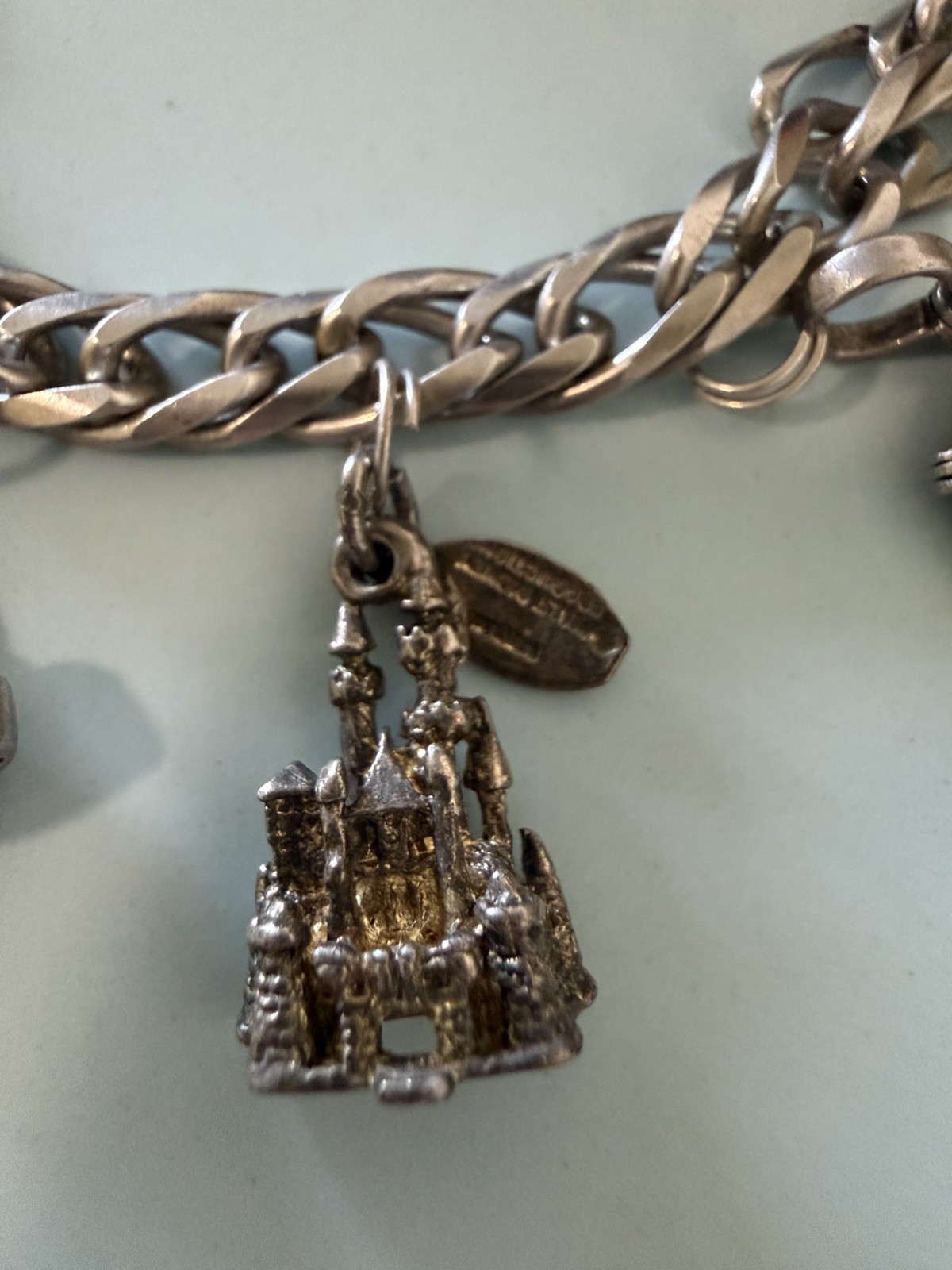 1995 limited edition .925 Walt Disney Winnie the Pooh Charm Bracelet 8” 39.4 g