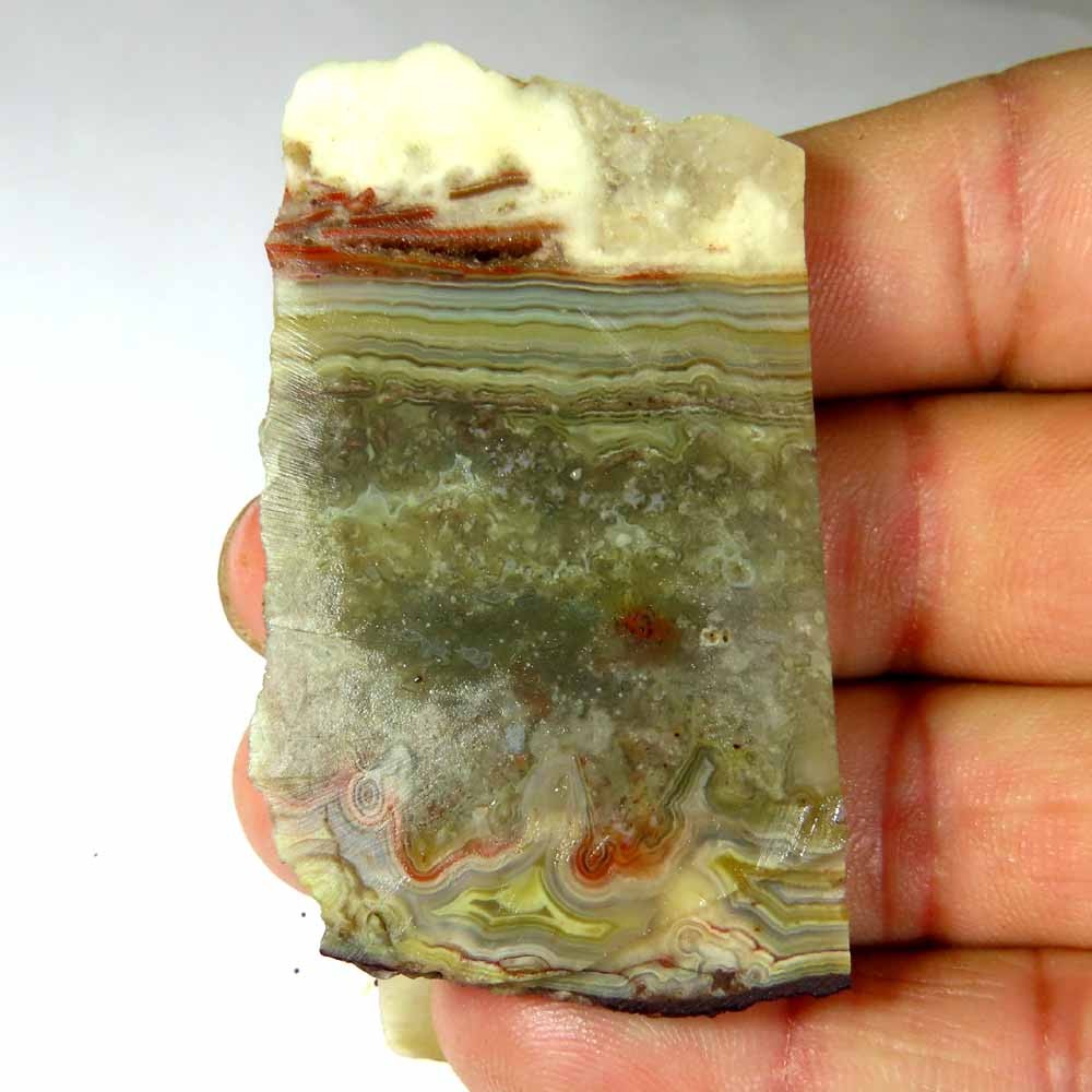 111.90Cts Natural Quality Crazy Lace Agate Designer Fancy Rough Loose Gemstone
