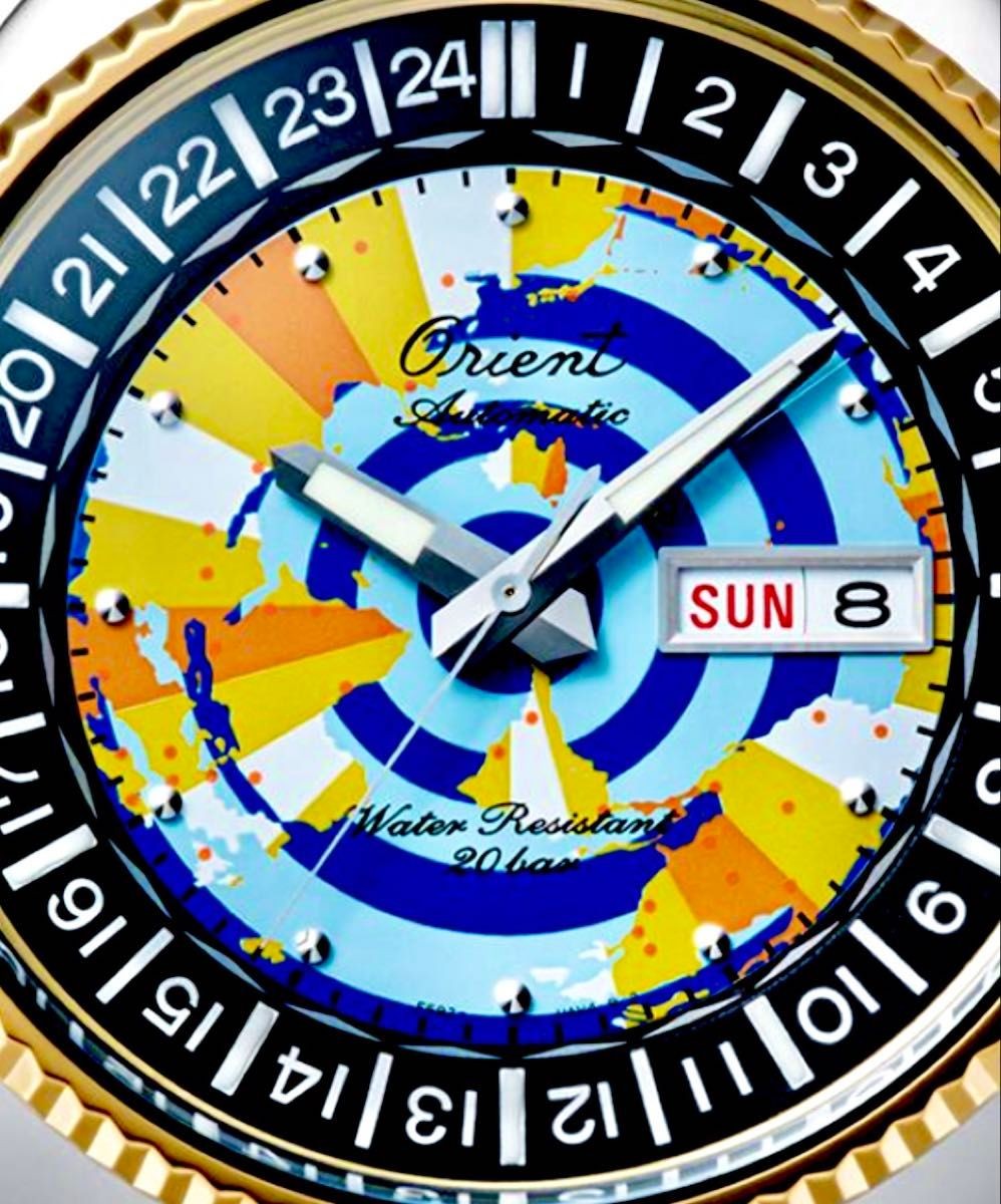 [B1P] ORIENT World Map RN AA0E08Y 70th Anniversary Limited Watch [w4s]
