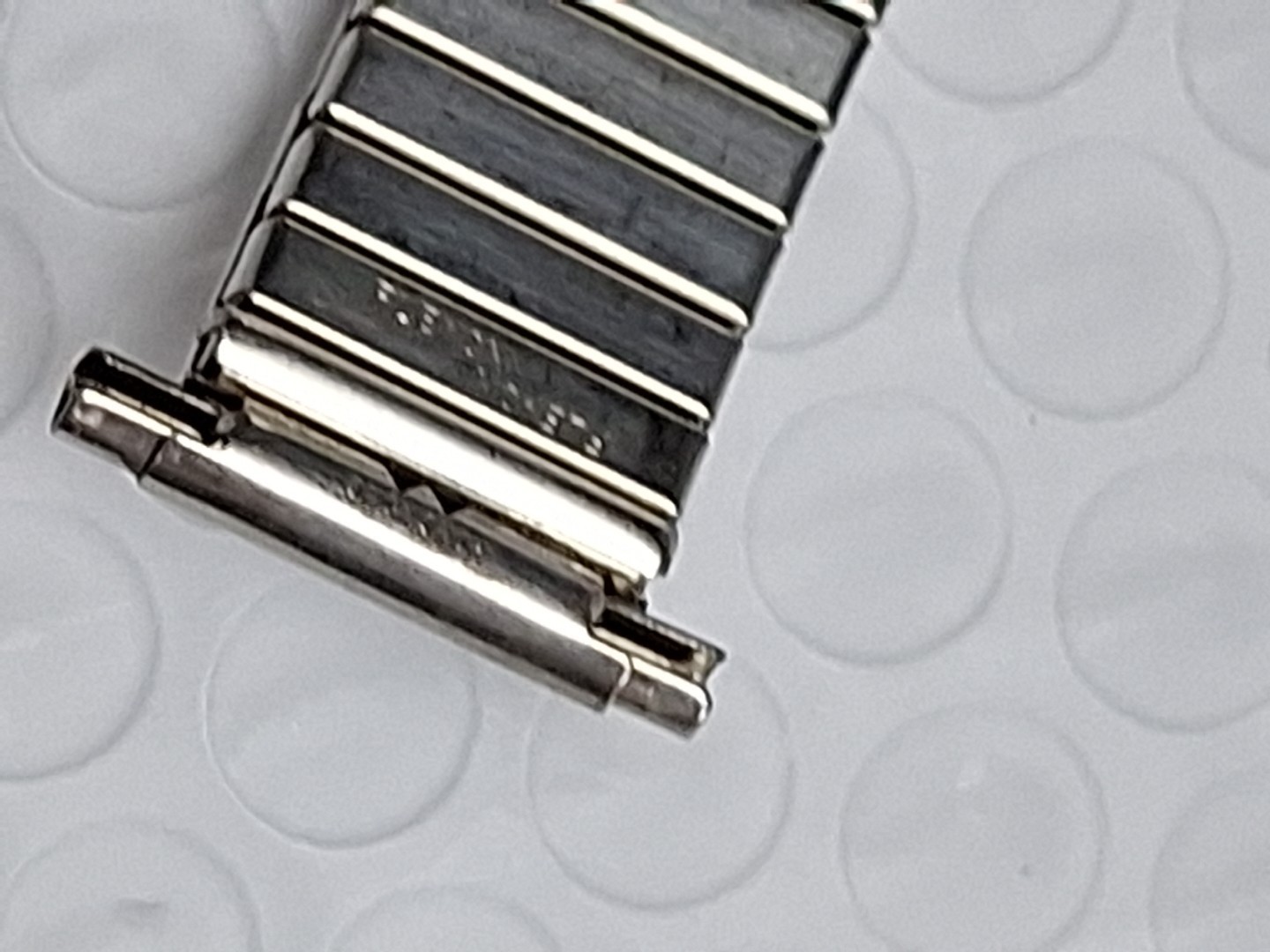 FLEXON Stainless Steel Watch Band Expansion Bracelet 16mm-21.5mm Adjustable End