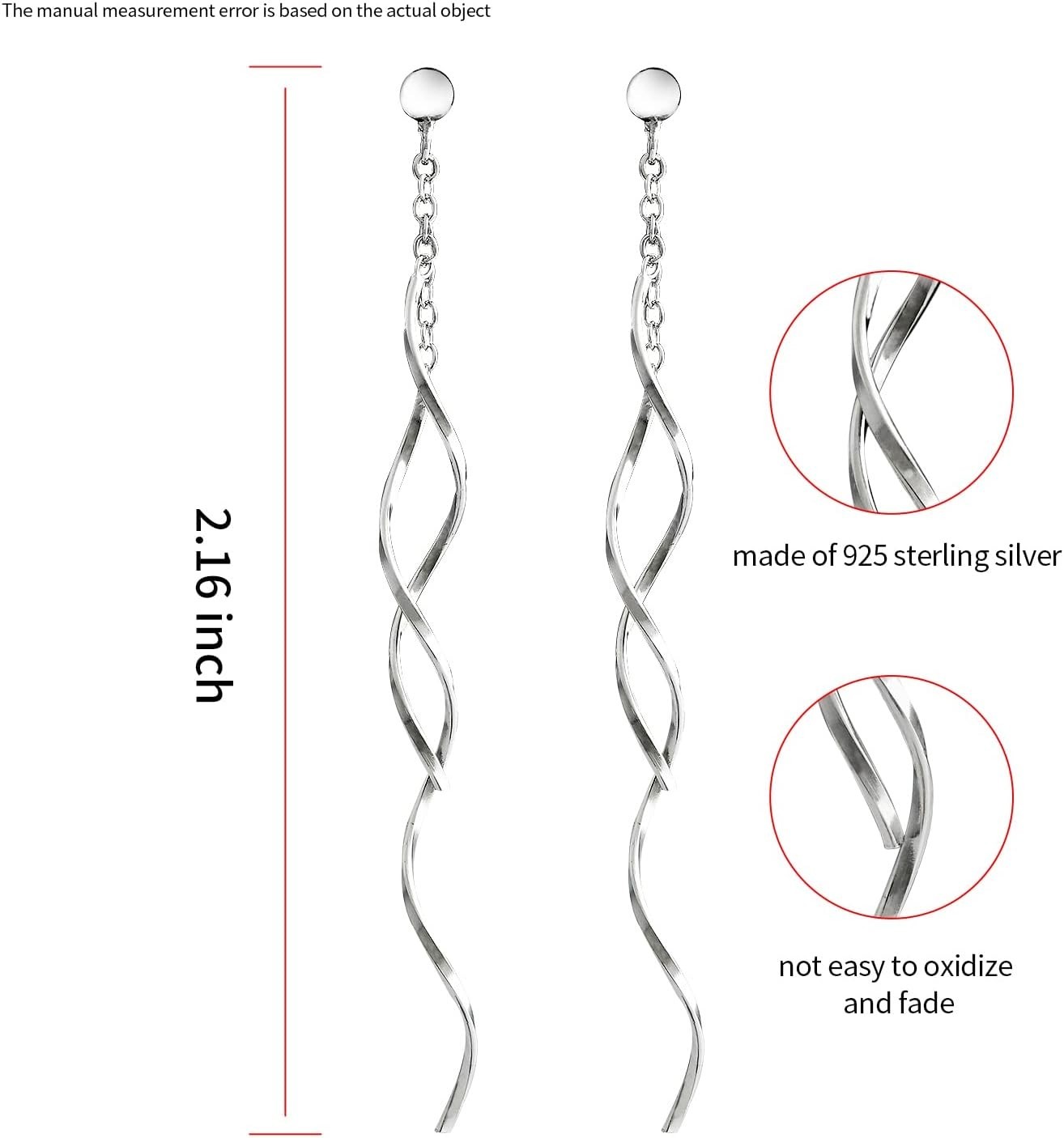 Versatile Threader Drop Earrings in Silver – Perfect Jewelry Gift for Women