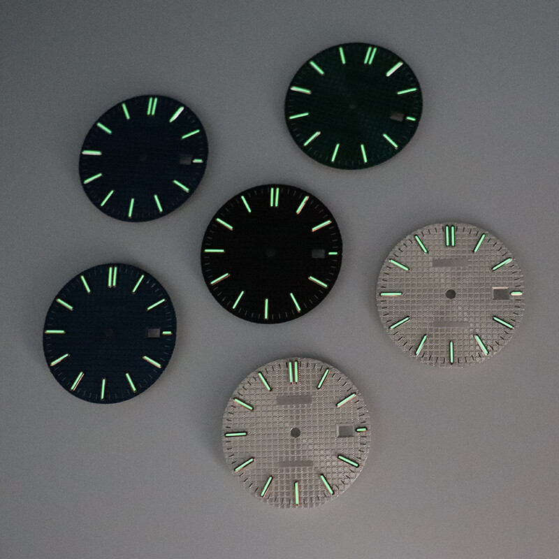 31.8mm Watch Dial Textured Face For Seiko NH35 Automatic Movement Mod Parts