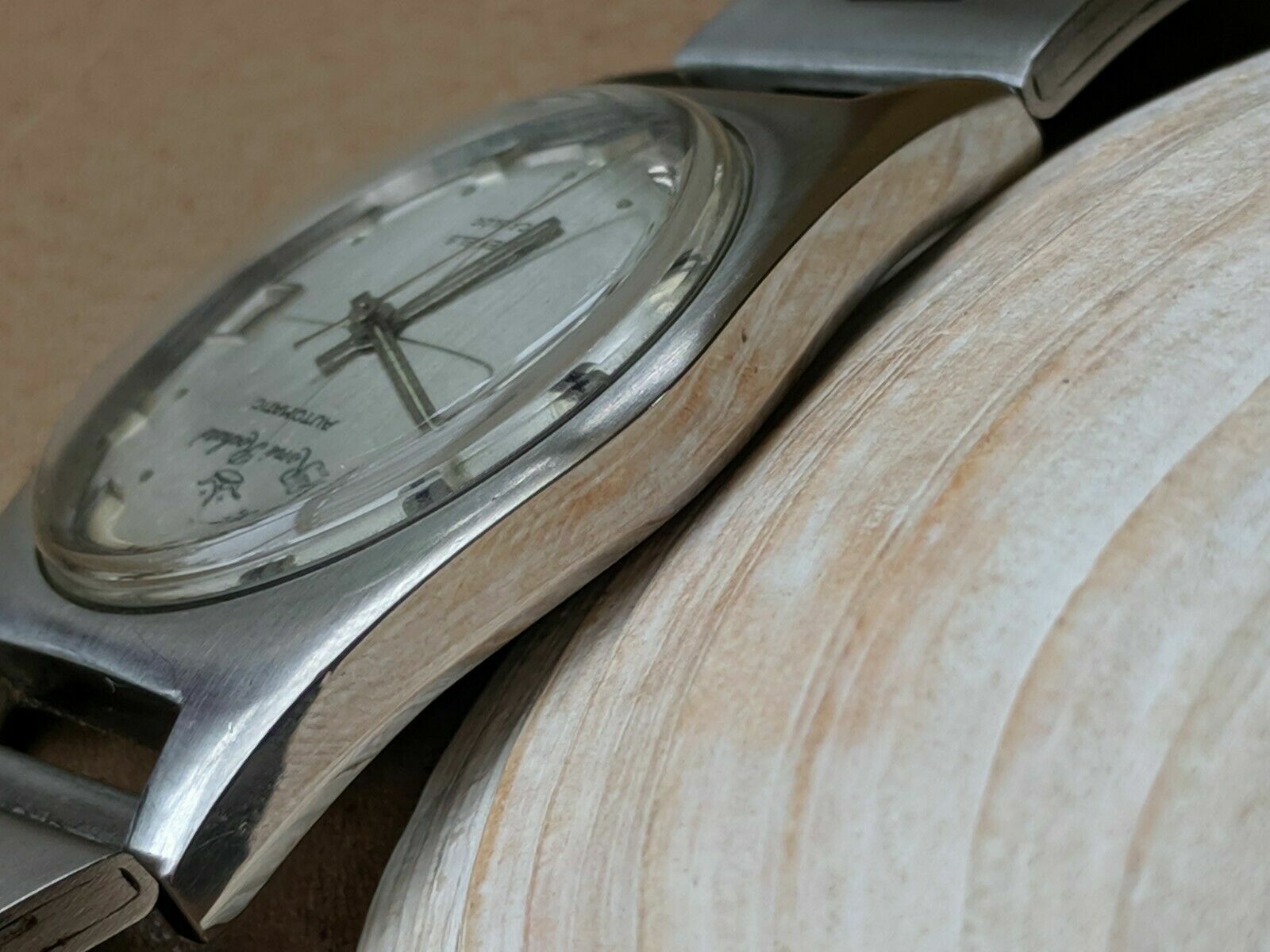 Vintage 1970’s Yema Rene Rochard French Wristmaster w/Warm Patina,All SS Case