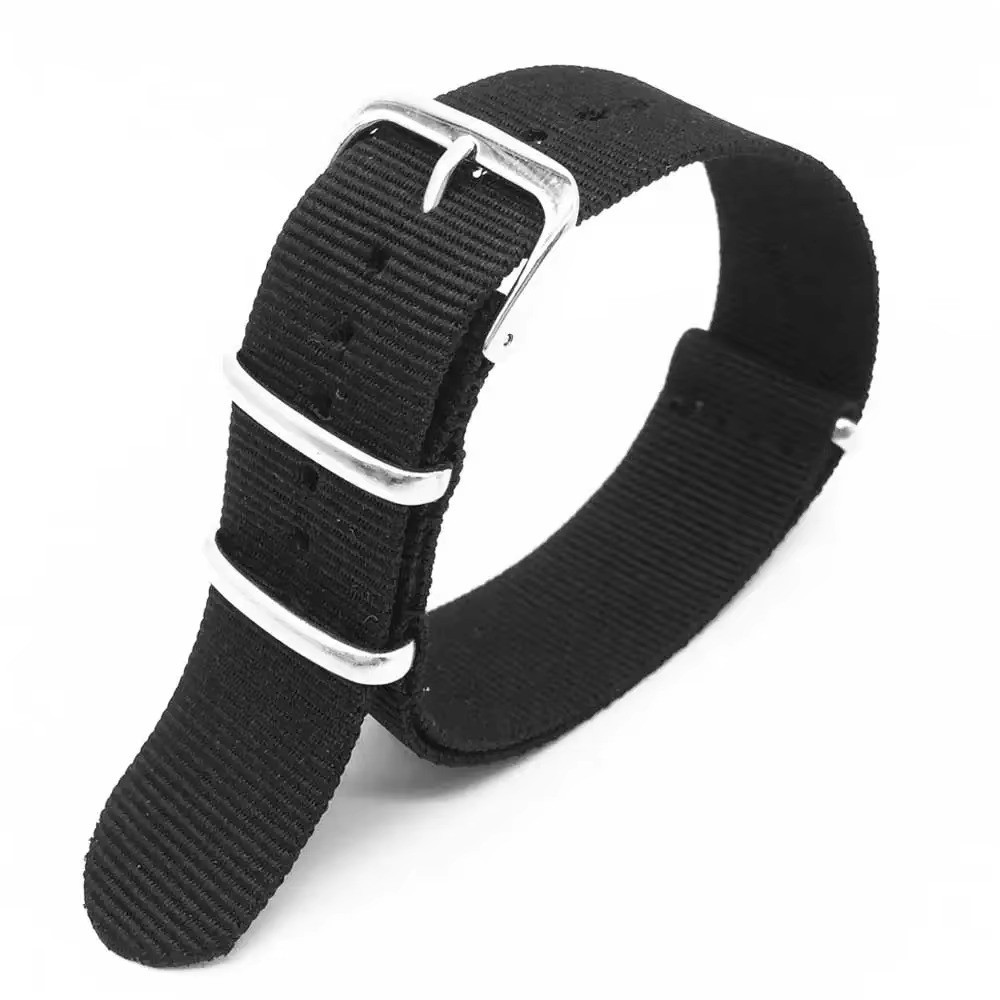18mm 20mm 22mm Durable Military Woven Nylon Wrist Watch Band Quick Release Strap