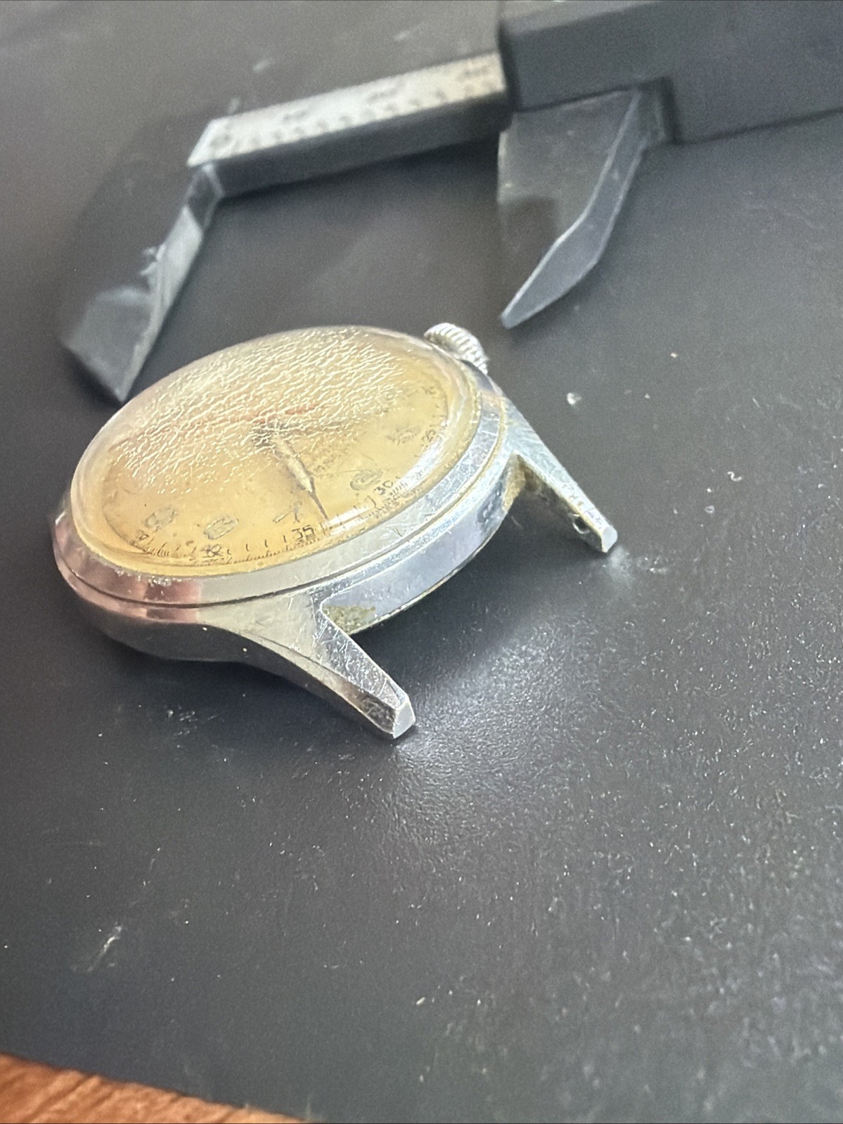 AZ18 VTG Mechanical Wind Aureole Mens 30+mm Watch Repair Sold As Is Conditions**
