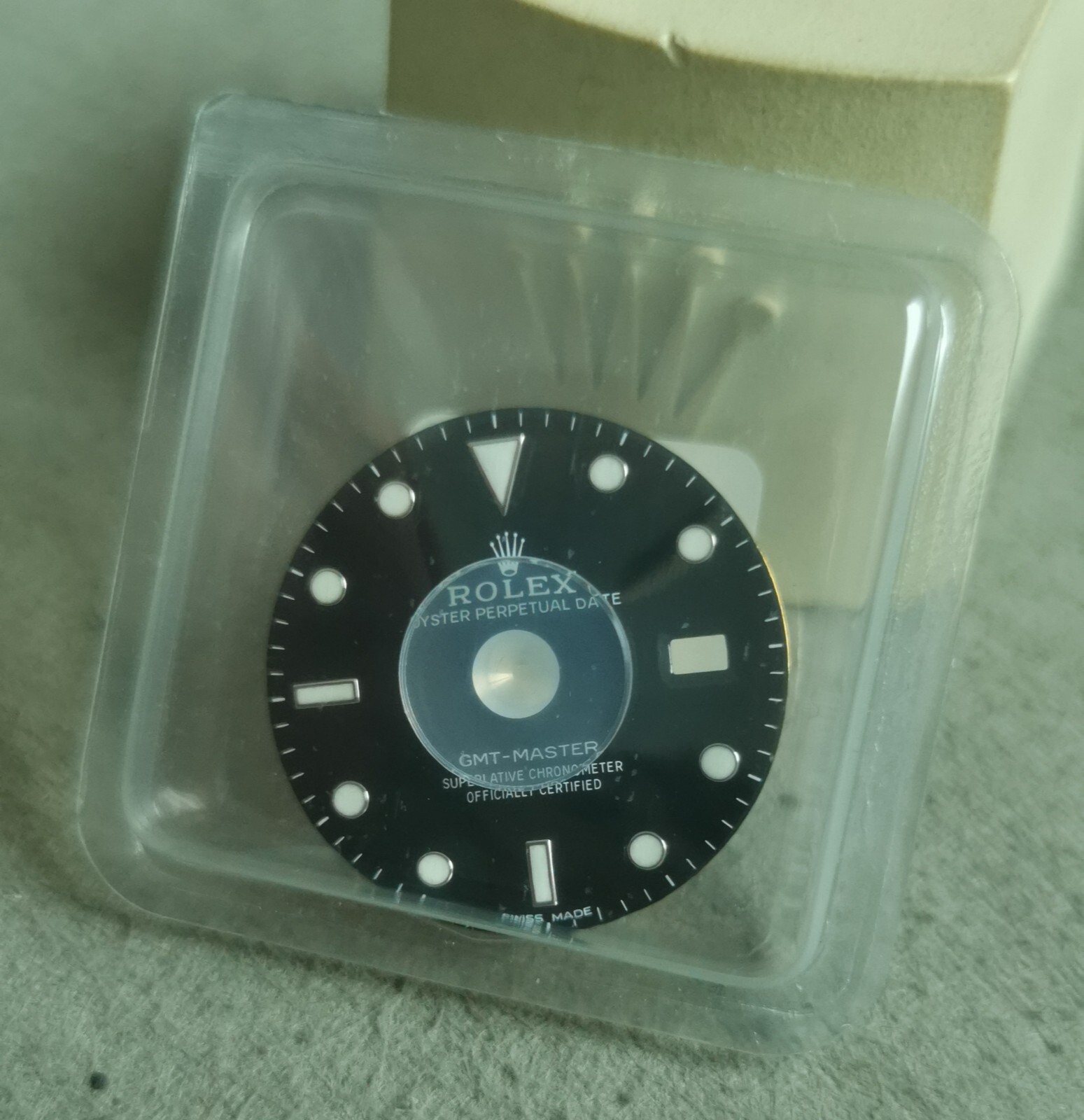 Rolex B13/16758-811-K1 Black dial Gmt Master 16700 complete hands set new