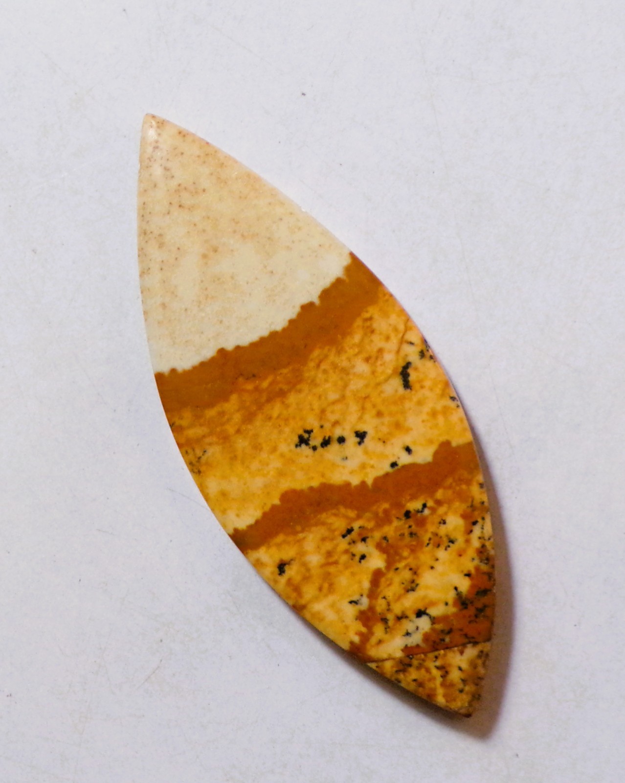35.55 Cts Natural Picture Jasper Cabochon Loose Gemstone 53X21X4MM