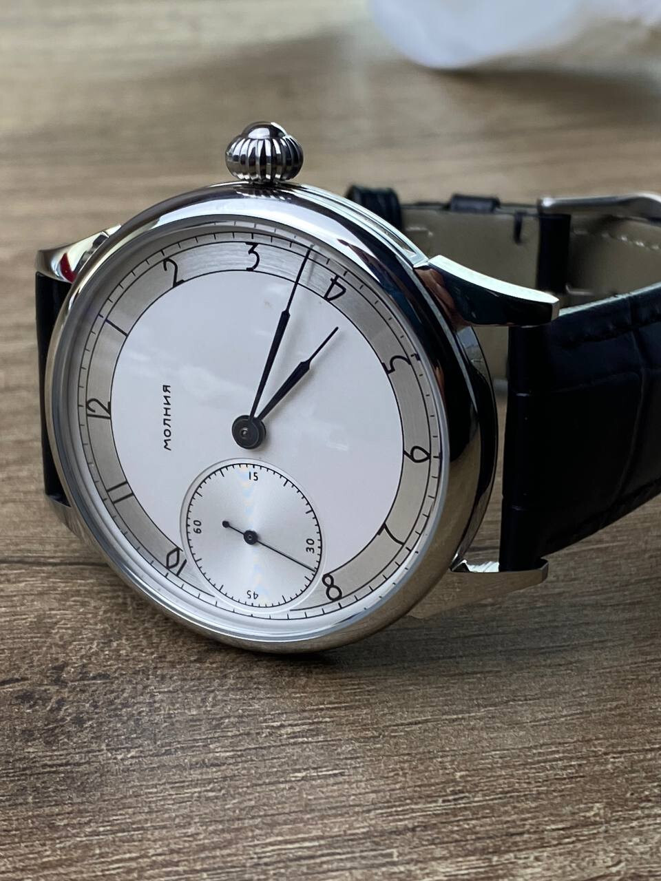 MARRIAGE Vintage WristWatch 3602 18J Classic Converted Pocket Watch USSR