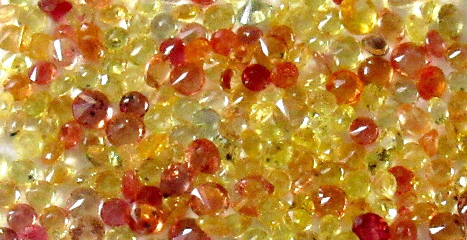 15pcs Natural Multicolour Sapphire Round Cut 1.8–2mm Unheated Loose Gemstones