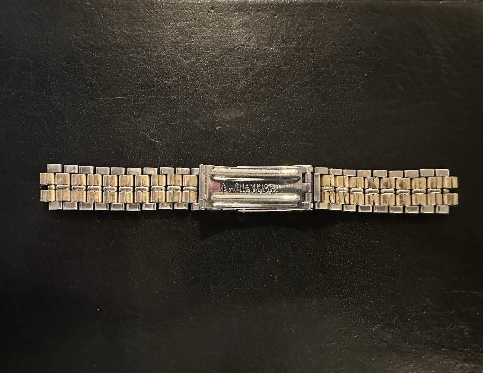 JB Champion Bulova Accutron – Gold Silver Two Tone Watch Bracelet – No End Links