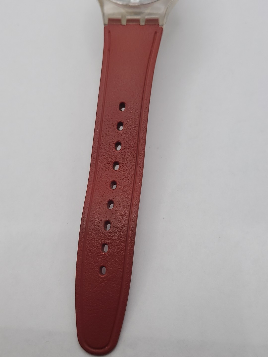Vintage Swatch Analog Quartz Mens Watch “Ruby Touch” New Battery Working