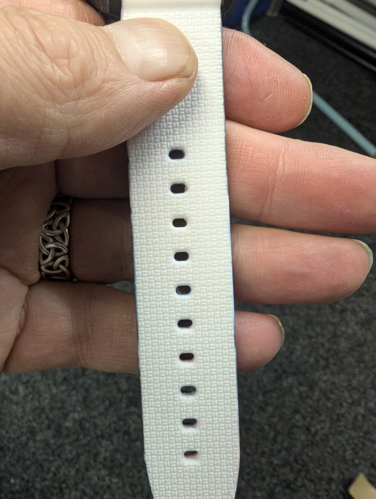 HYPE SILICONE STRAP WRIST WATCH ADULT UNISEX SPLASH PROOF GALAXY SILICONE STRAP