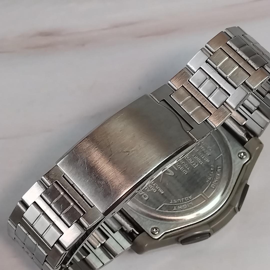Casio WVA-M480 Men’s Radio-Controlled Solar Watch, Analog-Digital Quar 【USED】
