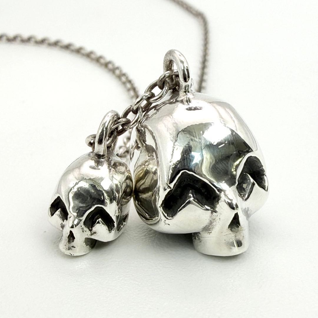 JAM HOME MADE Double Smile Skull Necklace