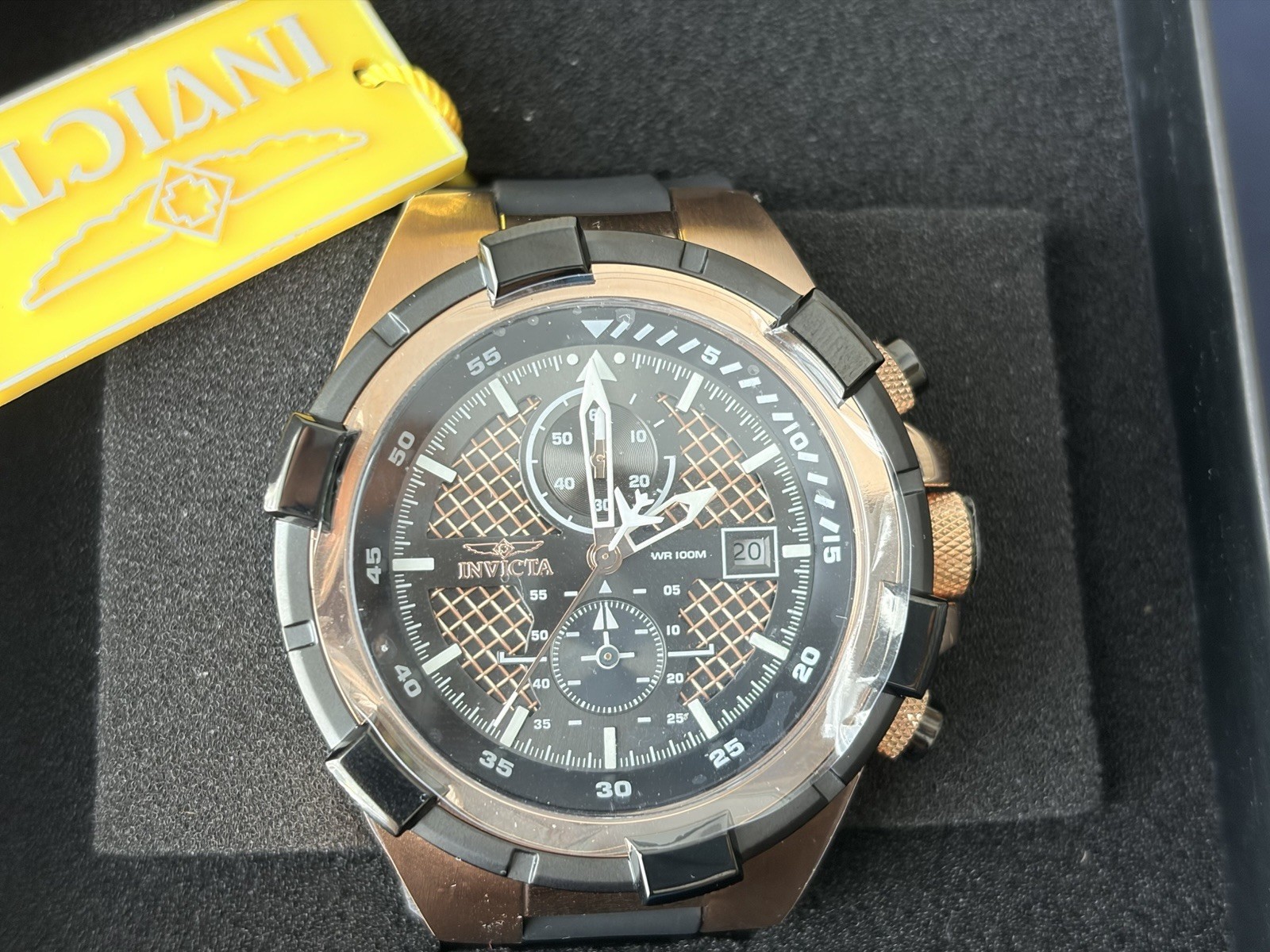 Invicta Aviator Jetframe Men’s Watch – 50.5mm, Black