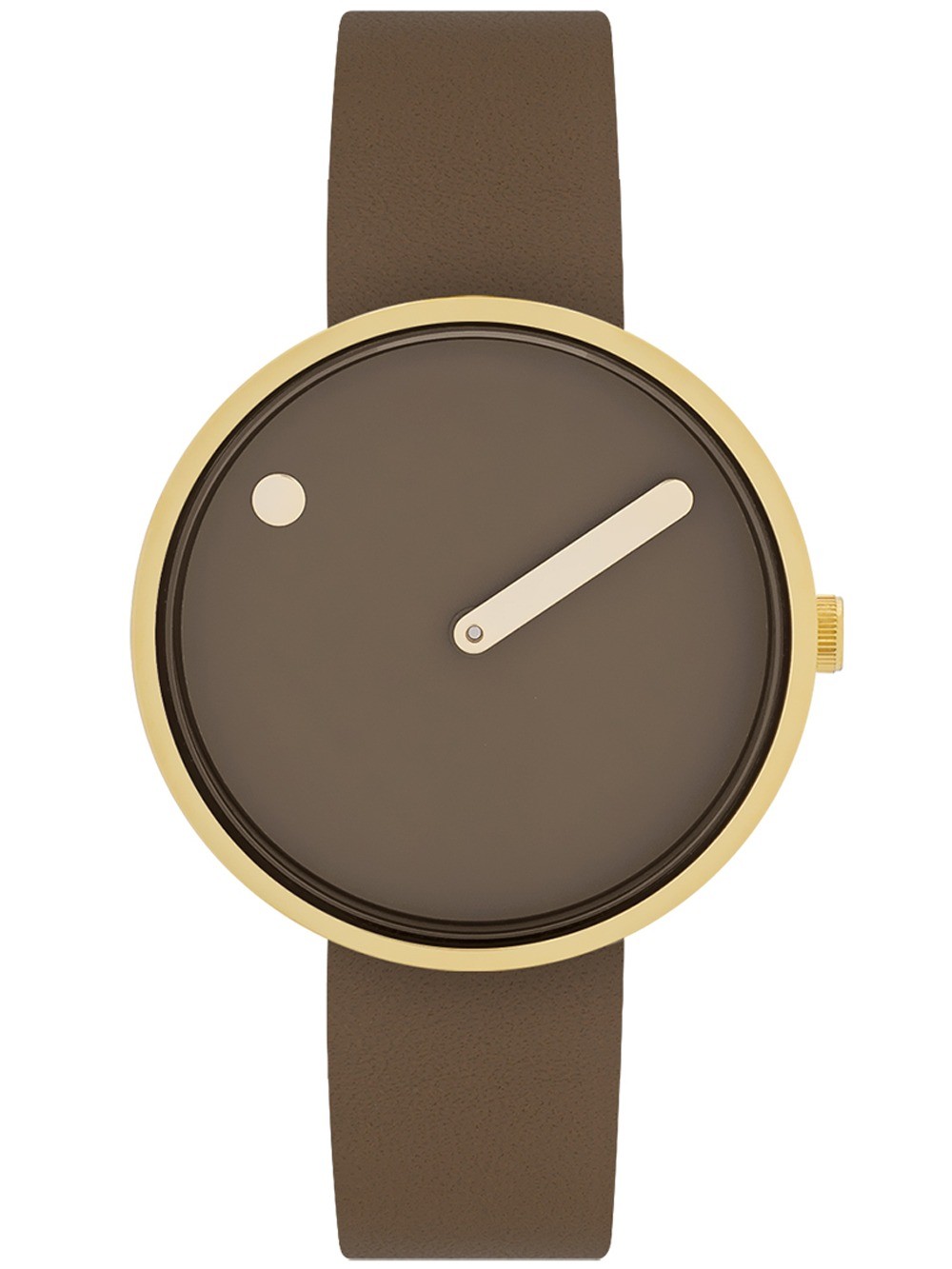 Picto 34001-4614G Mocha Brown 34mm 5ATM